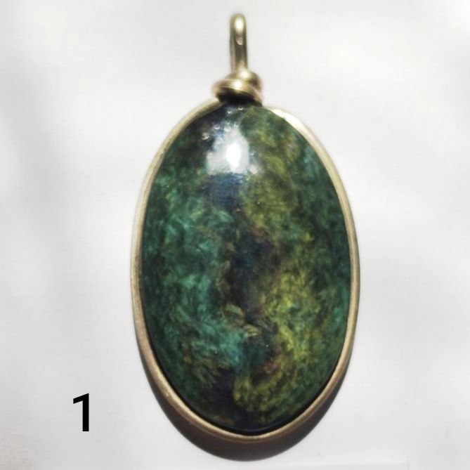 Colgante obsidiana manto huichol xl ovalado