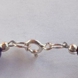 Collar de apatita azul