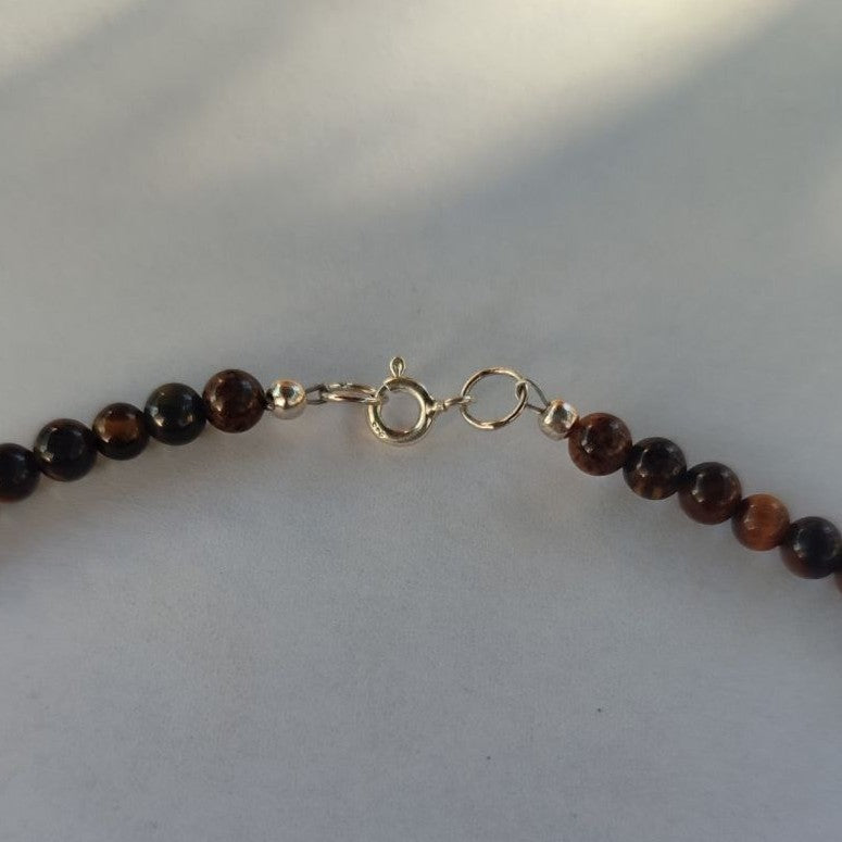 Collar ojo de tigre