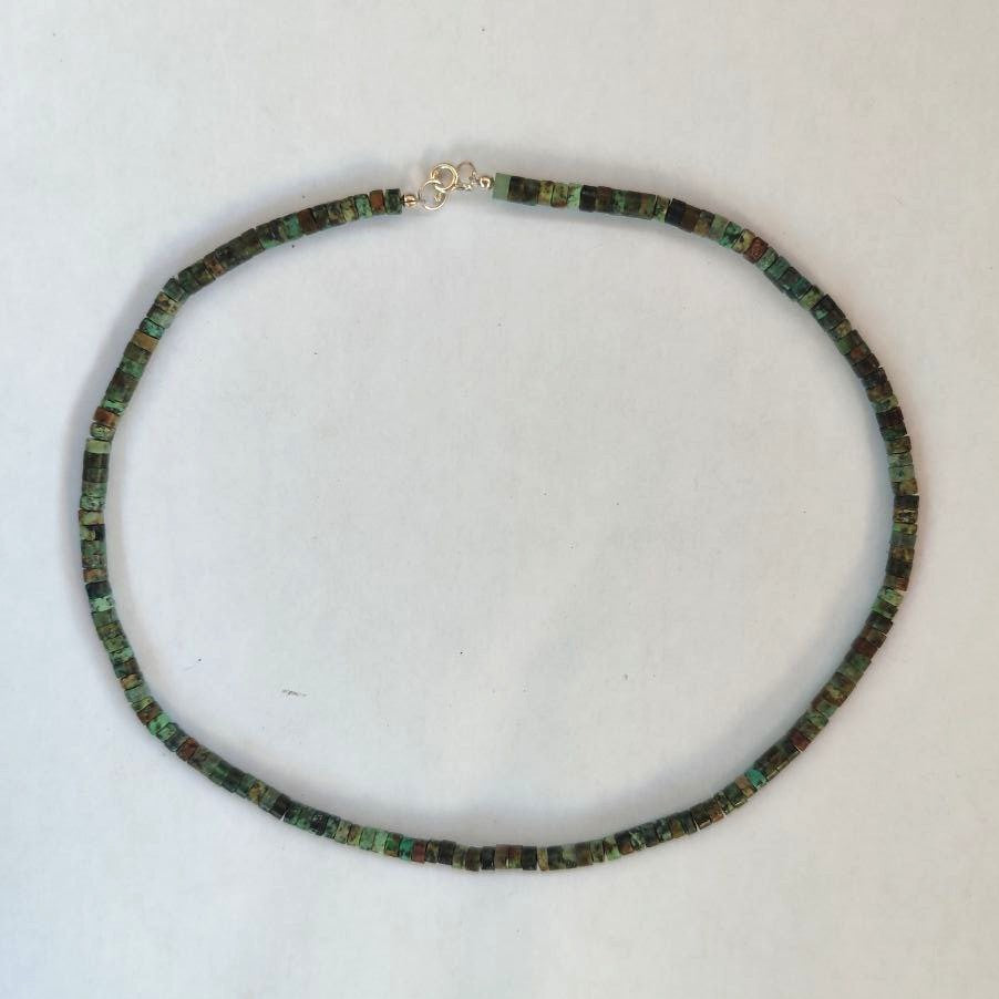 Collar de turquesa africana