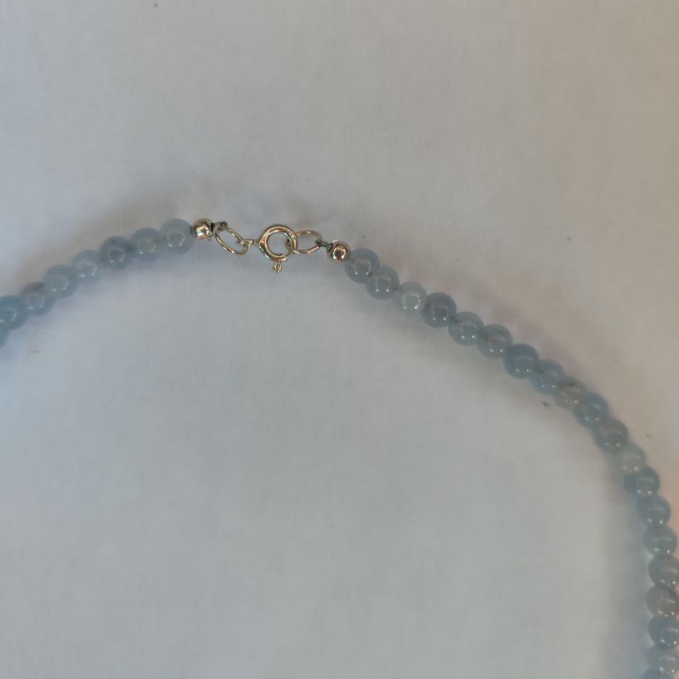 Collar de aguamarina