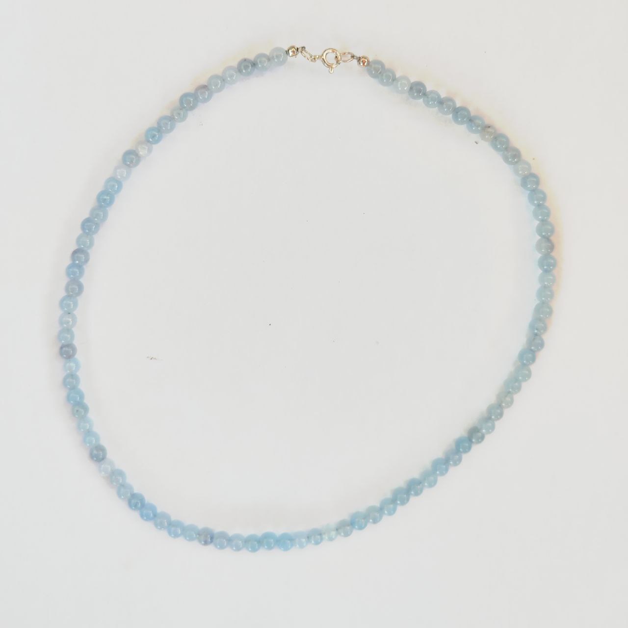 Collar de aguamarina