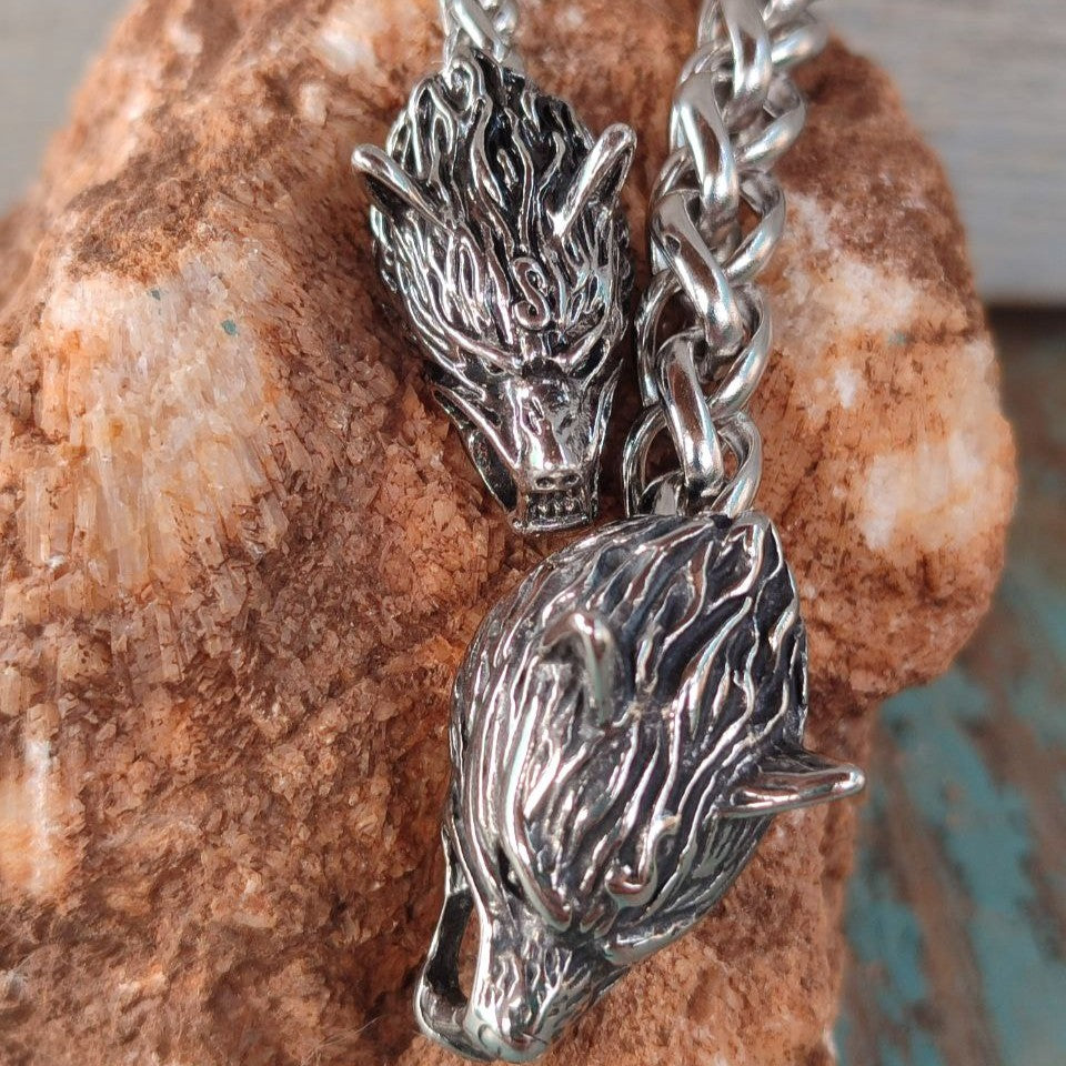 Collar vikingo salvaje