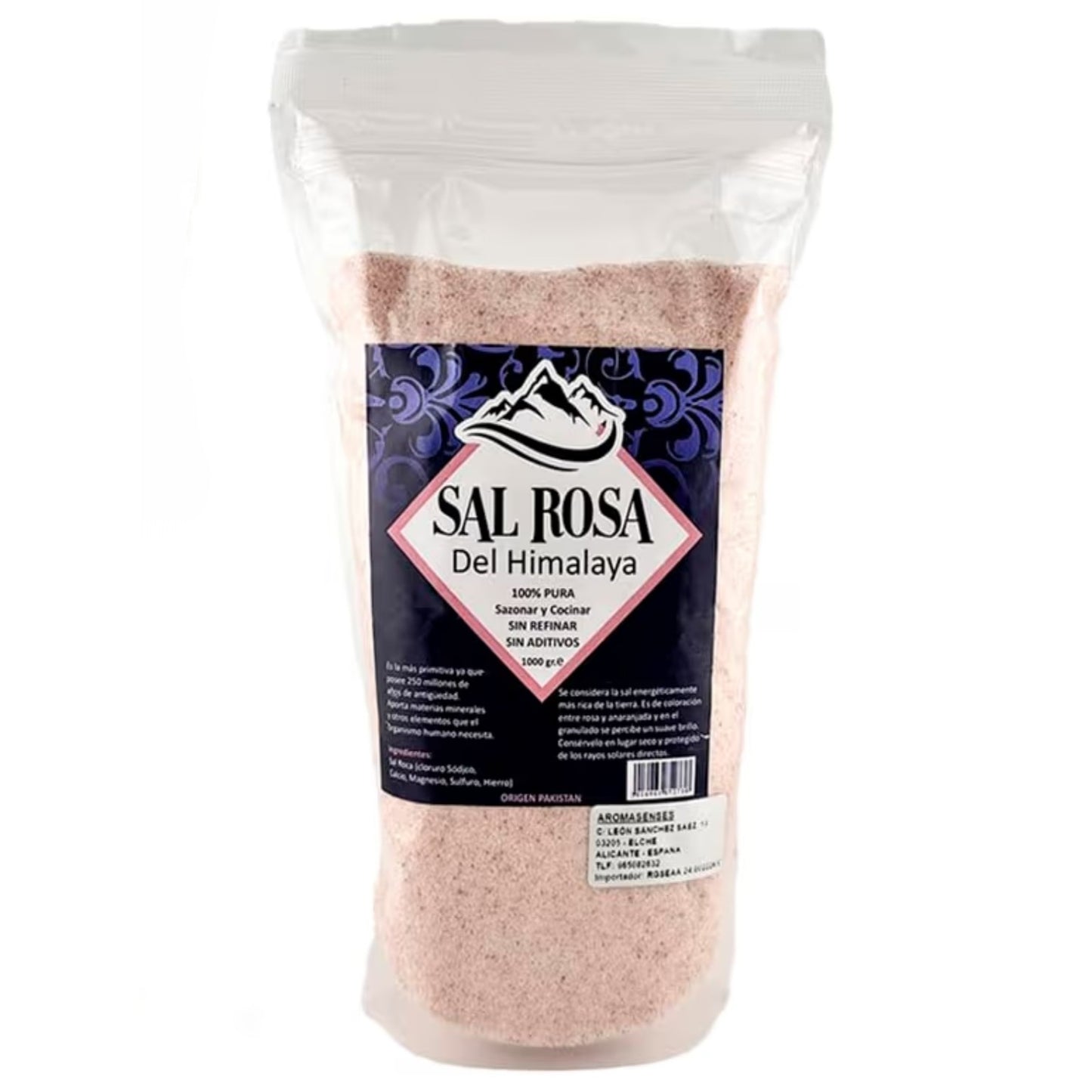 sal rosa del Himalaya fina