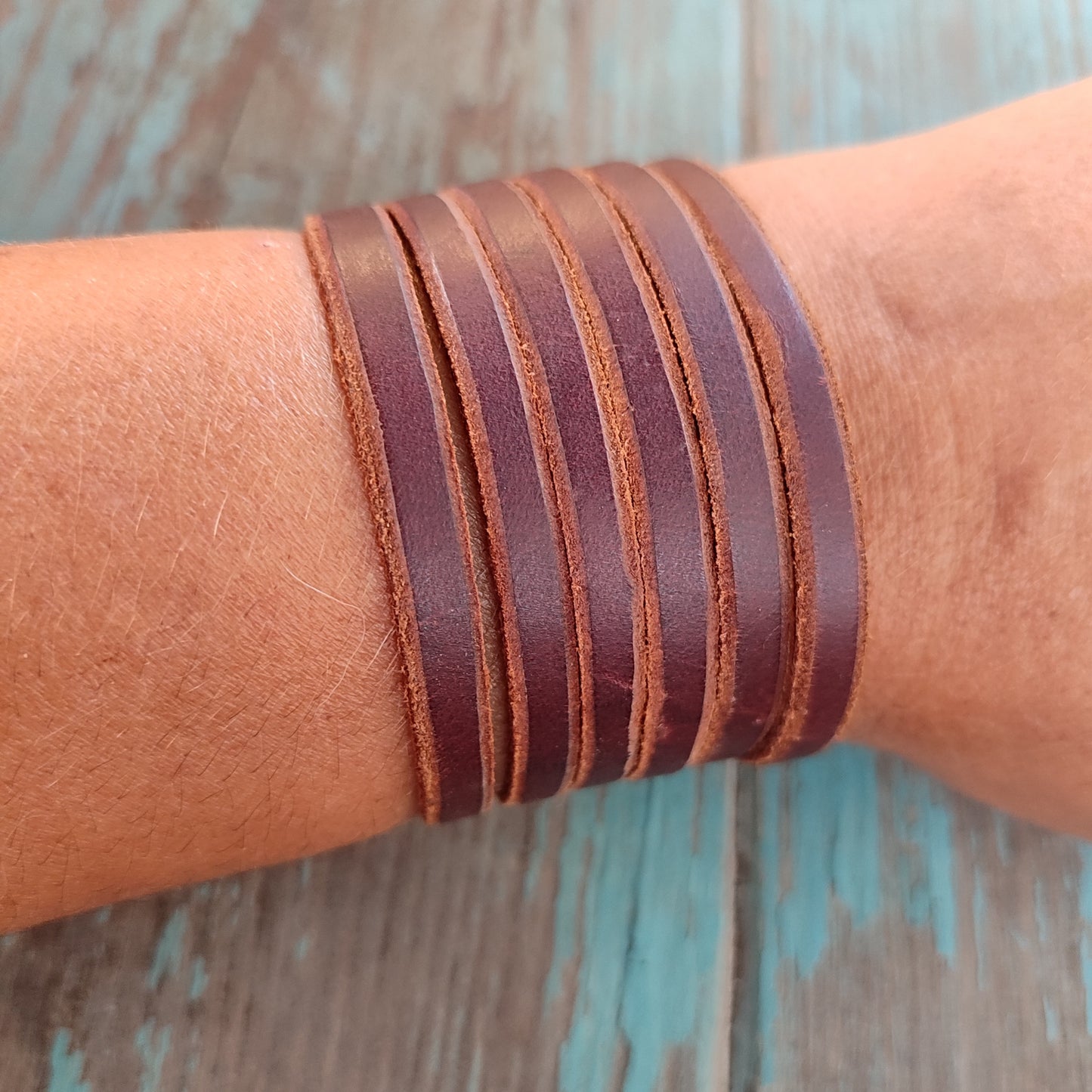 pulsera ancha de cuero unisex, brazalete de cuero ancho, muñequera de cuero