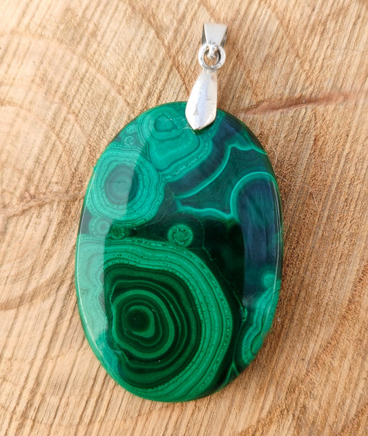 Colgante de malaquita
