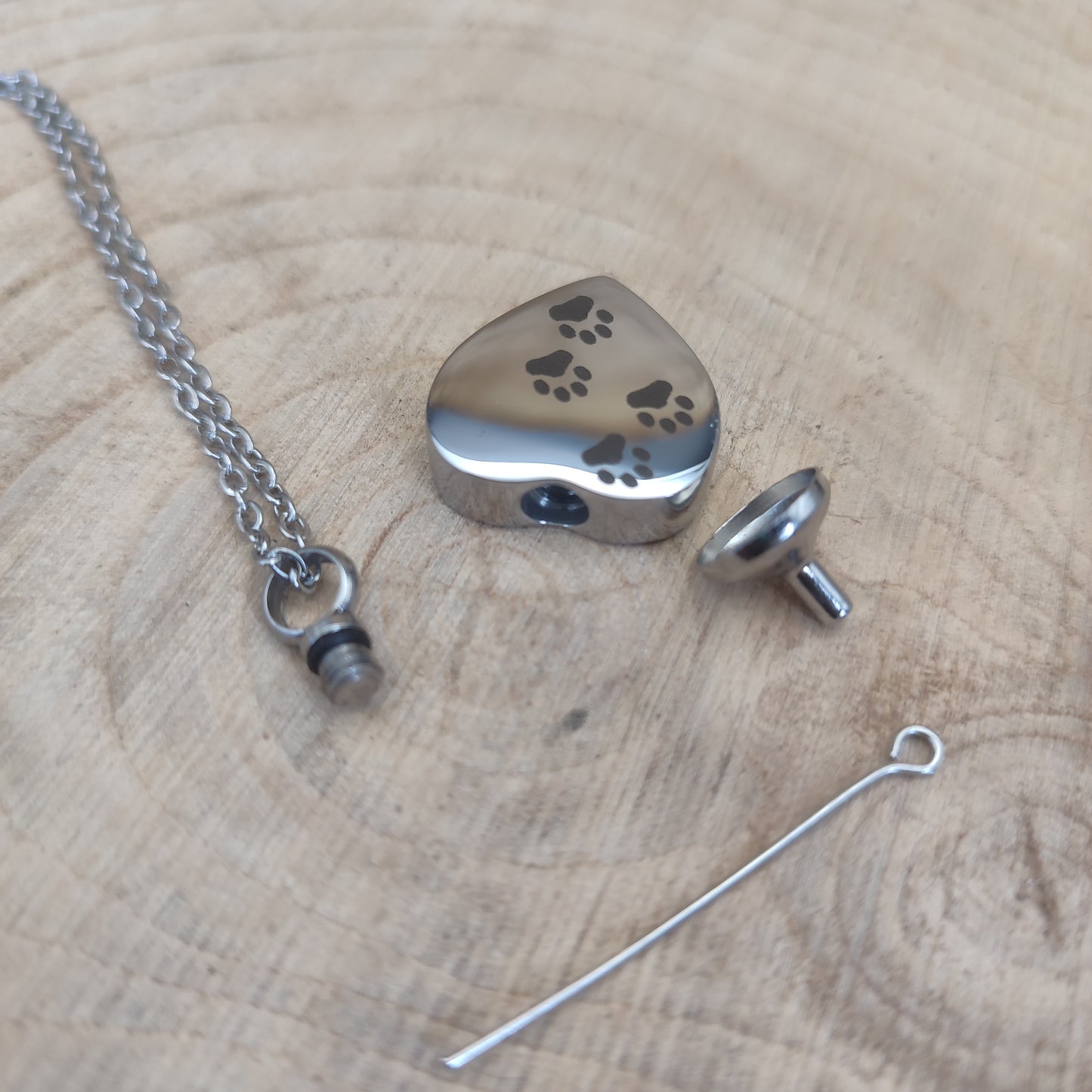 Kit de llenado para mini urna con embudo y varilla metálica de precisión