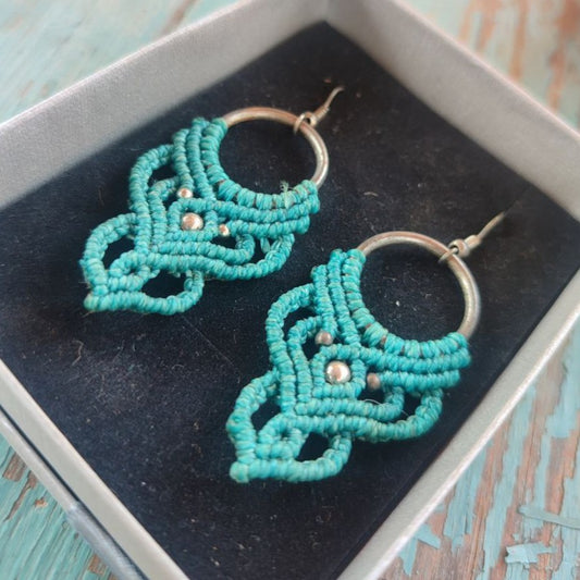 pendientes Carmen azules