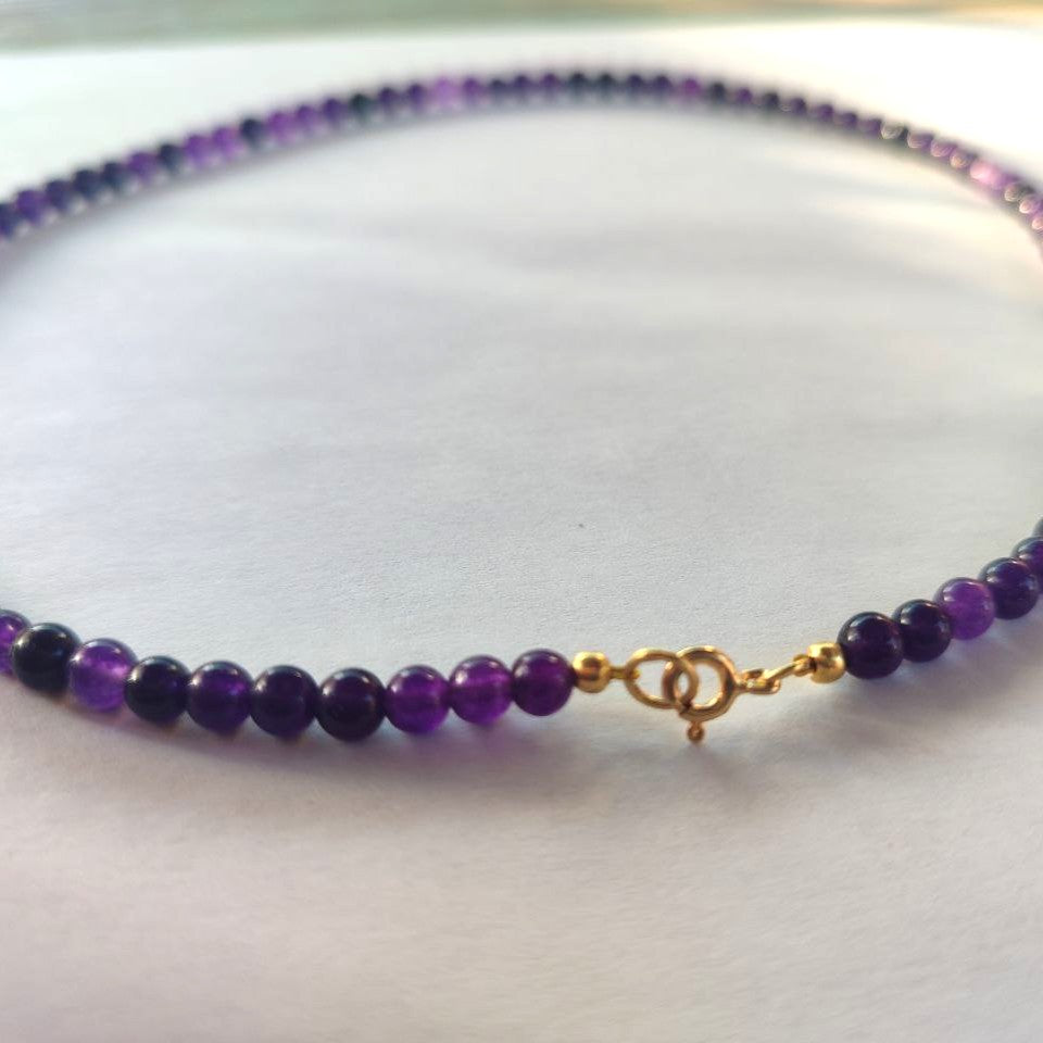 Collar de amatista