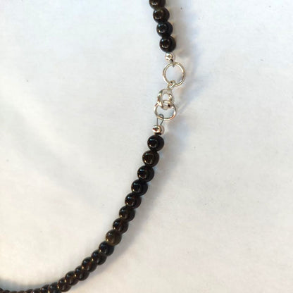 Collar Raíz de obsidianas doradas