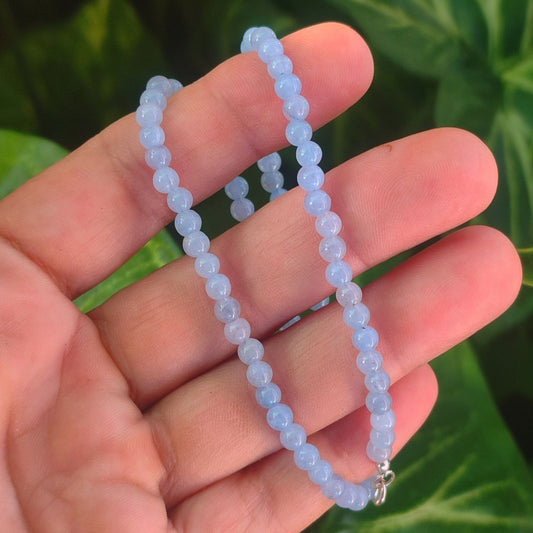 Collar de aguamarina