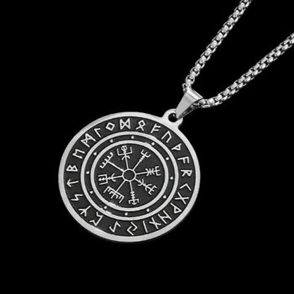 Runic compass pendant, Vegvísir