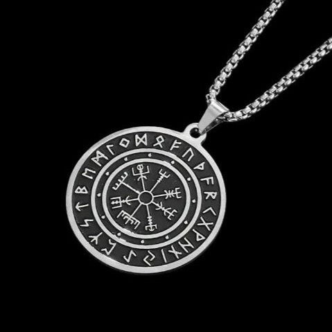 Colgante de brújula runica, Vegvísir