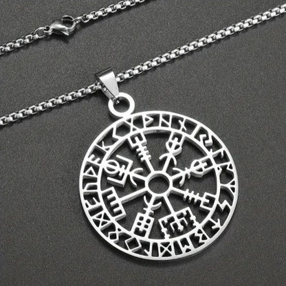 Pendentif boussole Viking Vegvísir
