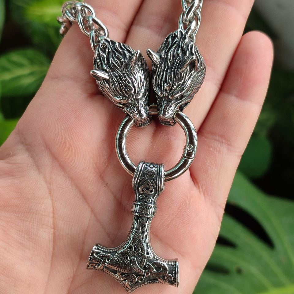 Collar vikingo salvaje