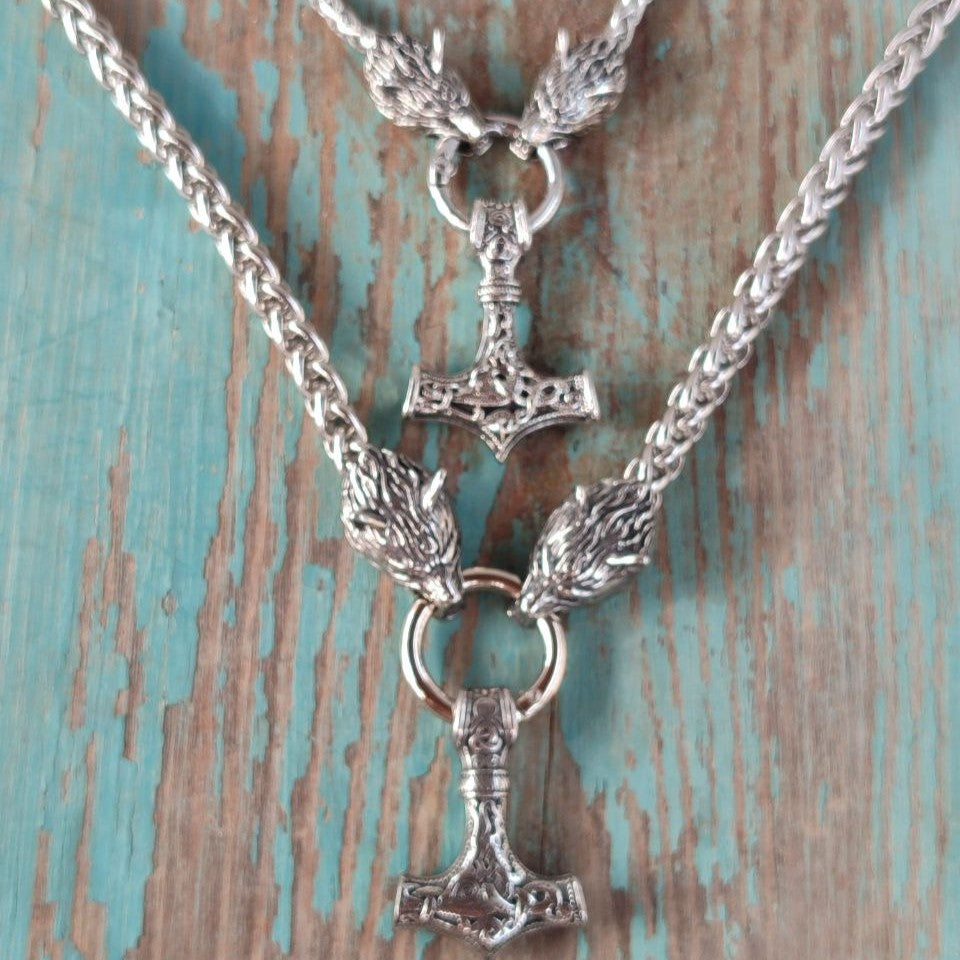 Collar vikingo salvaje