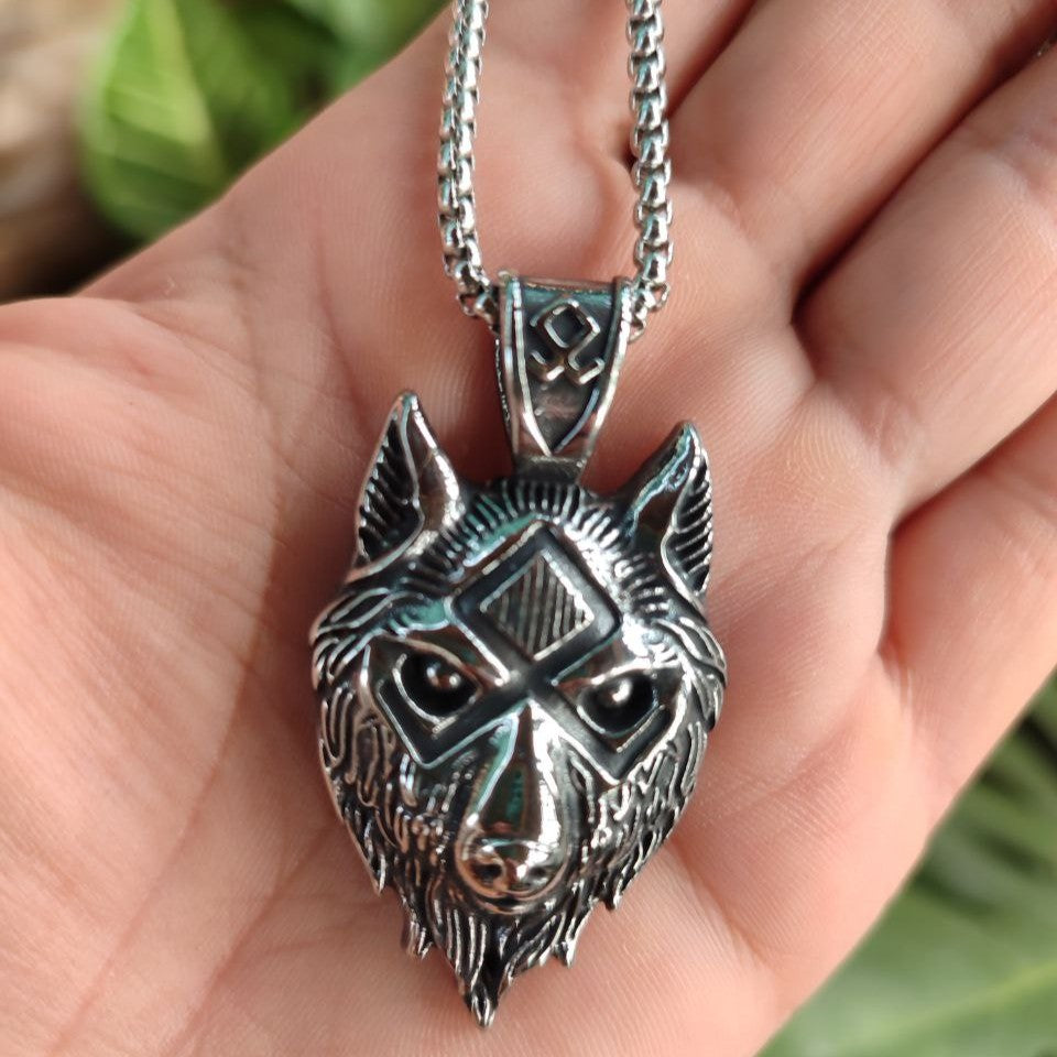 Colgante lobo vikingo