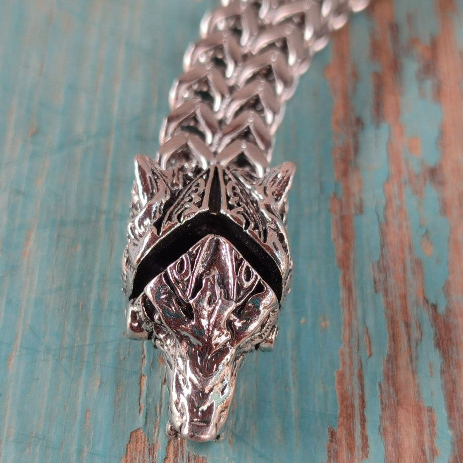 Steel Wolf Bracelet