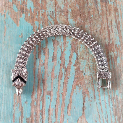 Steel Wolf Bracelet