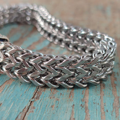 Steel Wolf Bracelet