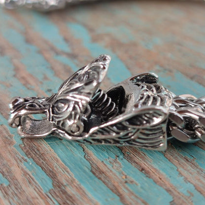 Bracelet tête de loup celtique