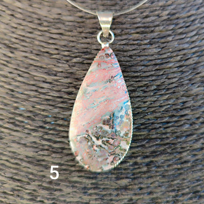 Colgante de rodonita