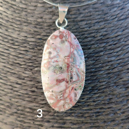 Colgante de rodonita