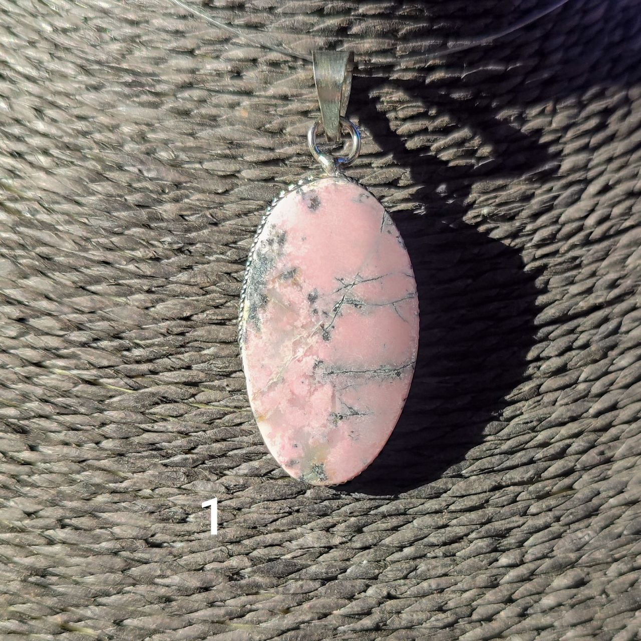 Colgante de rodonita