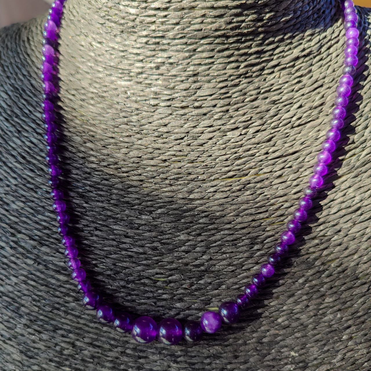 Collar Raíz de amatistas