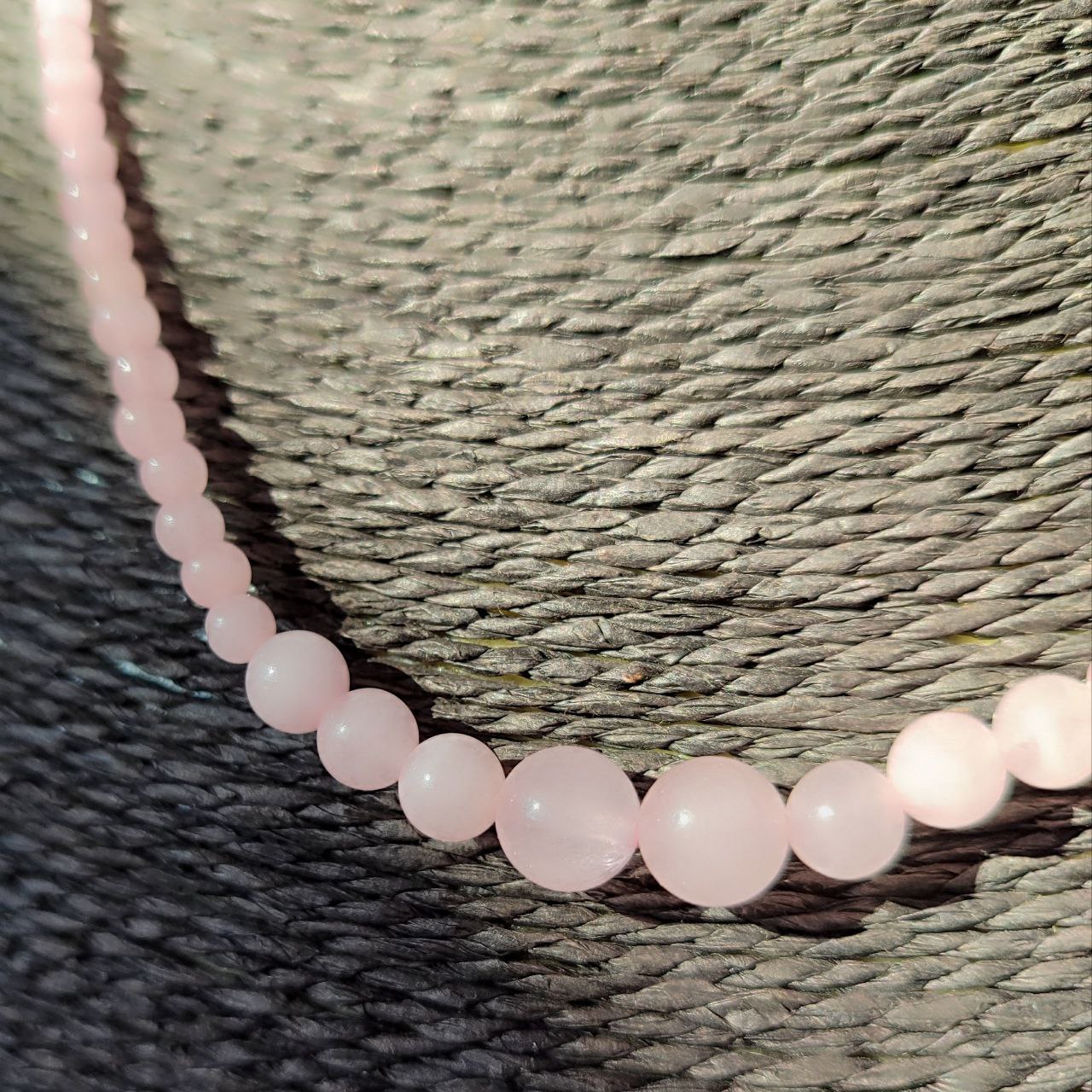 Collar Raíz de cuarzo rosa