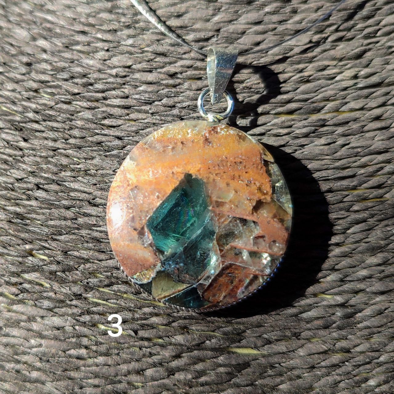 Colgante de fluorita