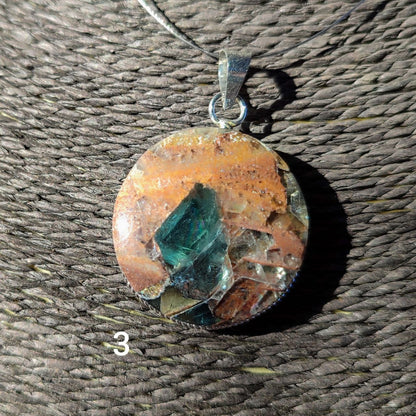 Colgante de fluorita