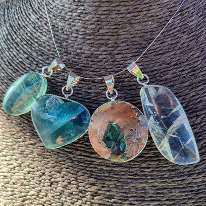 Colgante de fluorita