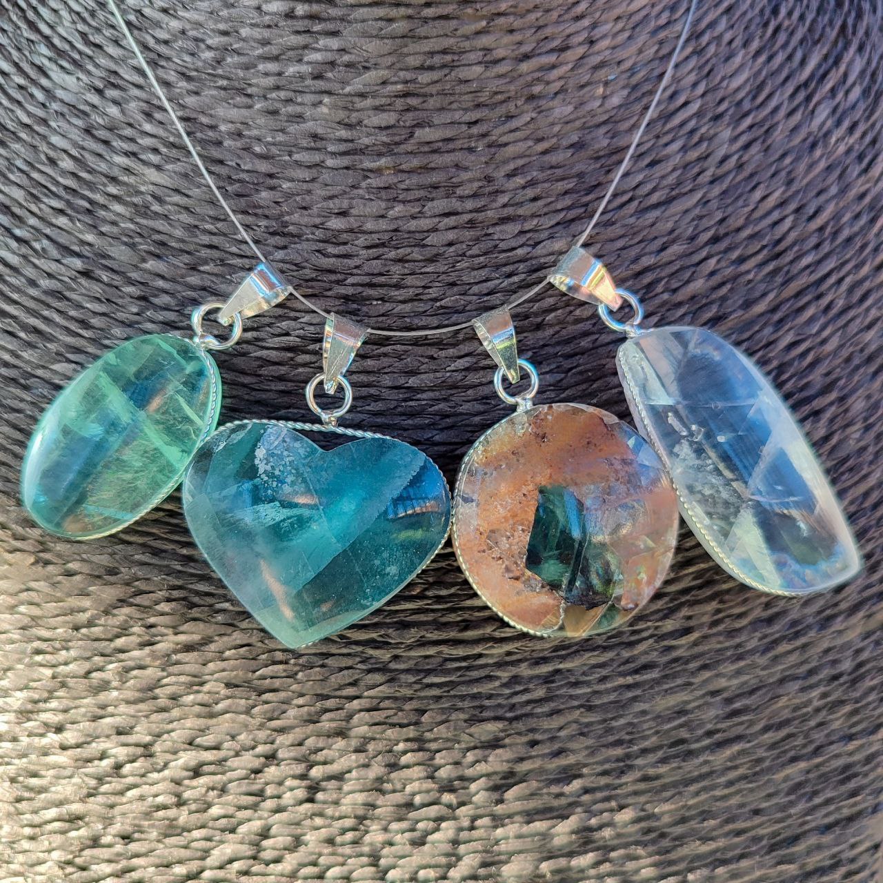 Colgante de fluorita