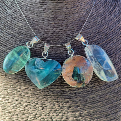 Colgante de fluorita