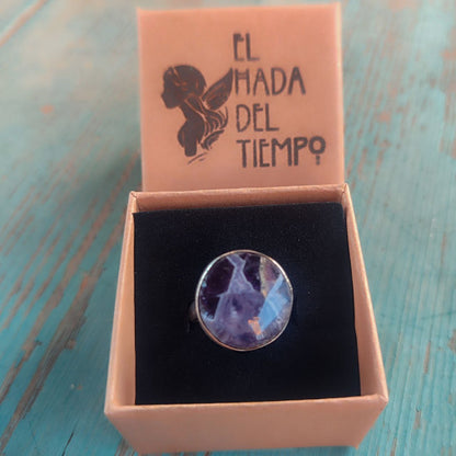 Anillo de amatista
