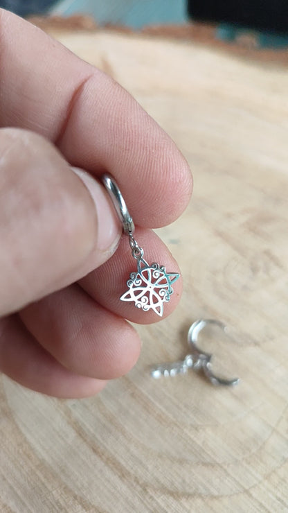 Pendientes de nudo de bruja