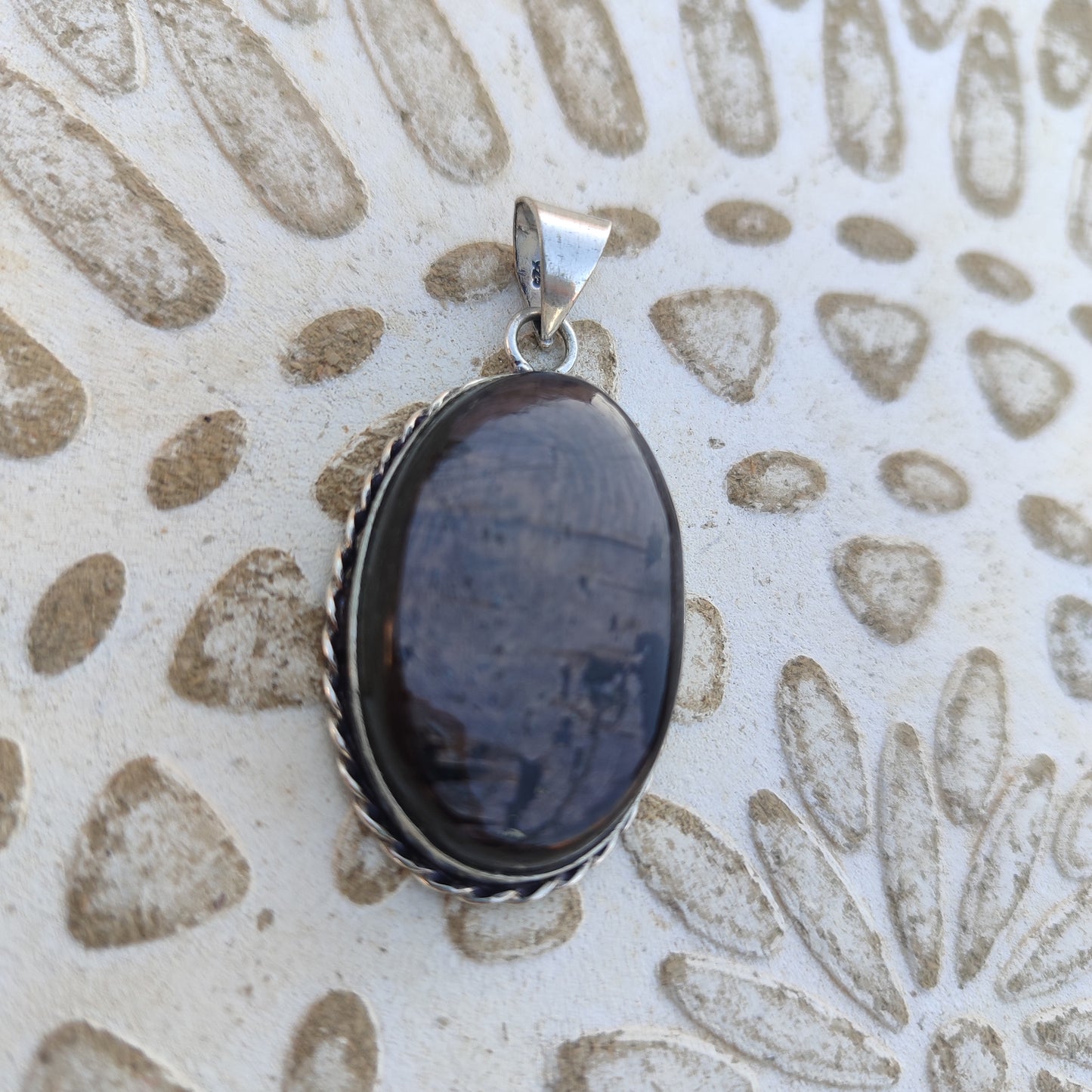 Colgante de Hiperstena | Joyería de la India