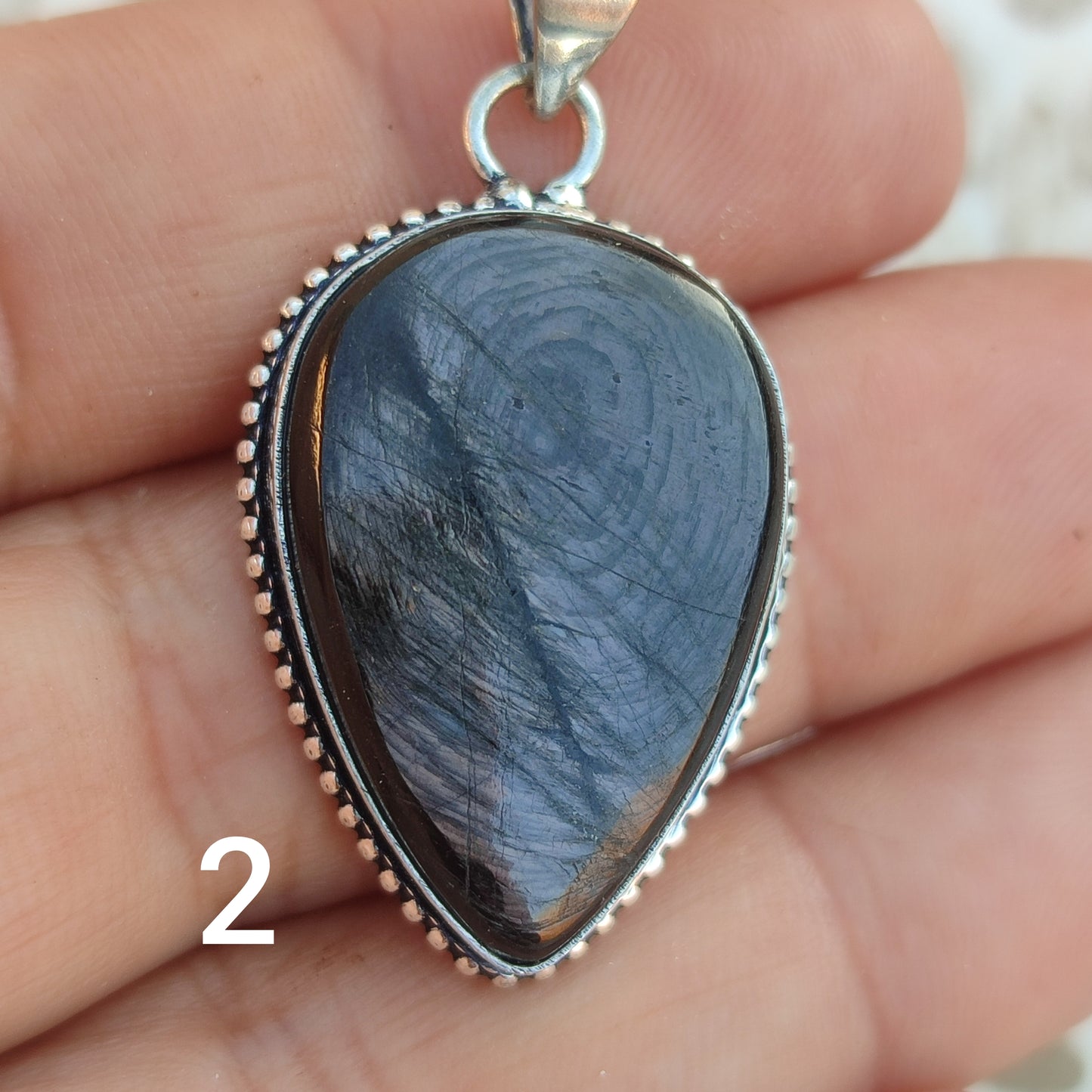 Colgante de Hiperstena | Joyería de la India