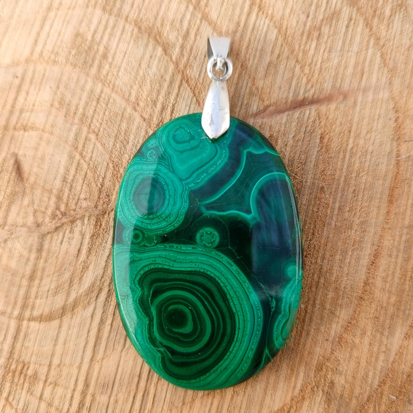 Colgante de malaquita