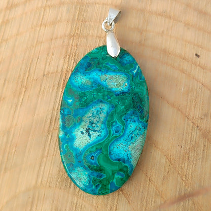 Crisocola con malaquita