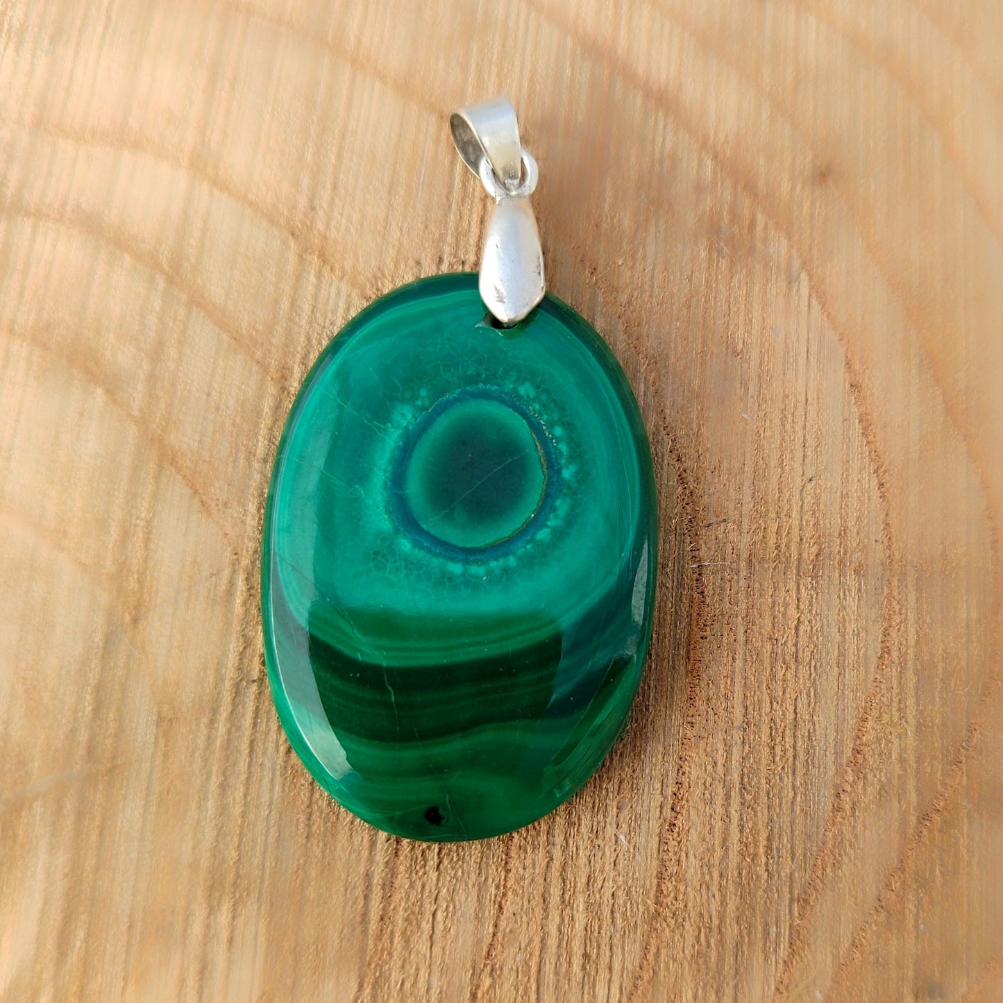 Colgante de malaquita