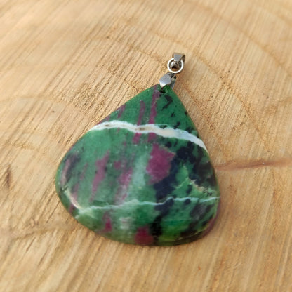 Colgante de Zoisita Rubí