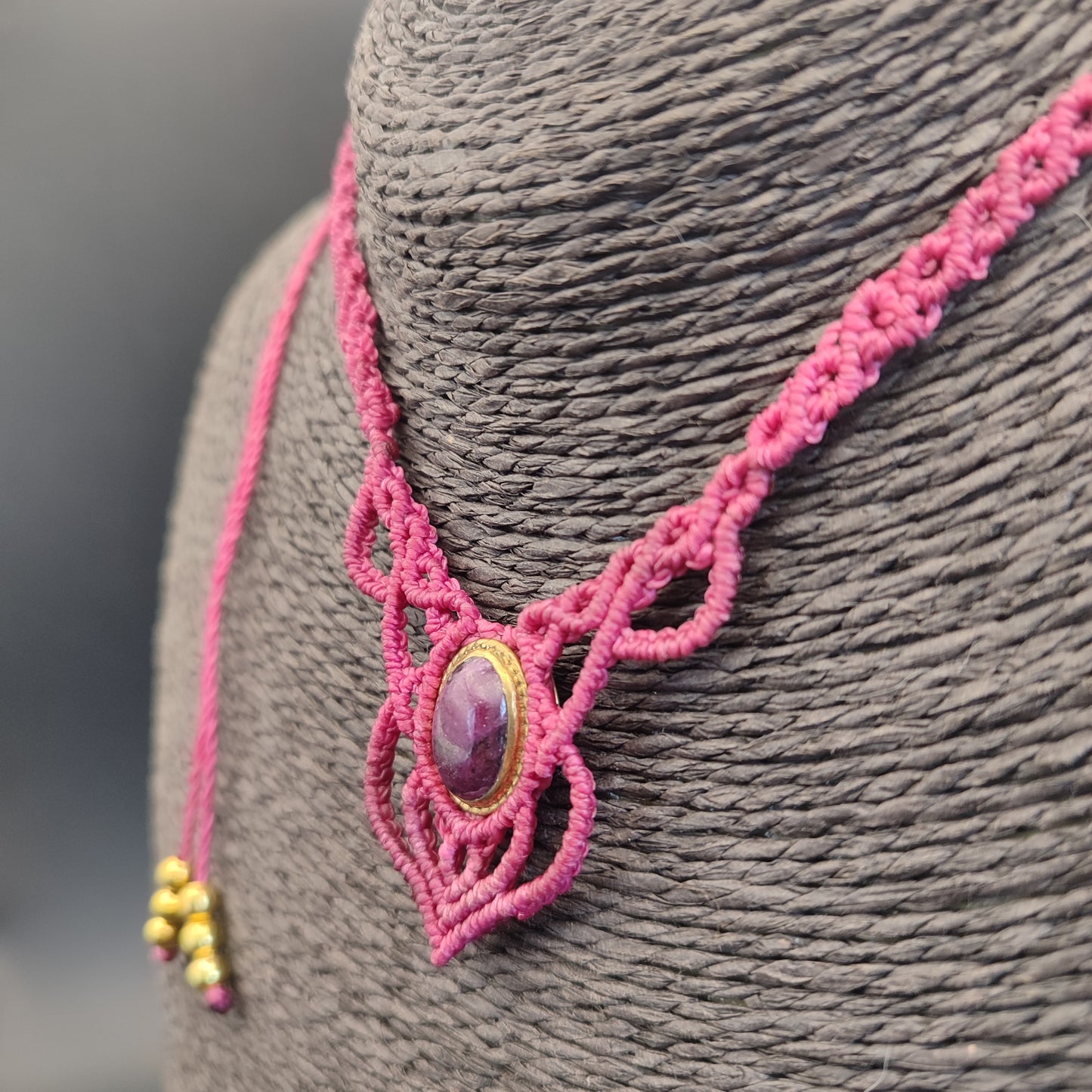 Ruby Zoisite Pendant