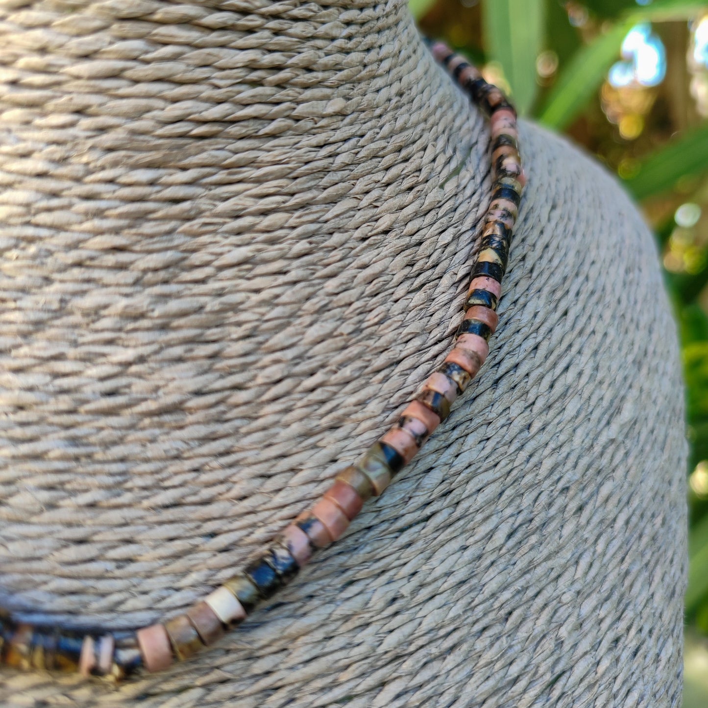 Rhodonite necklace