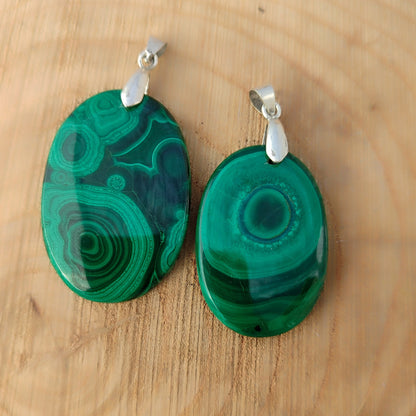 Colgante de malaquita