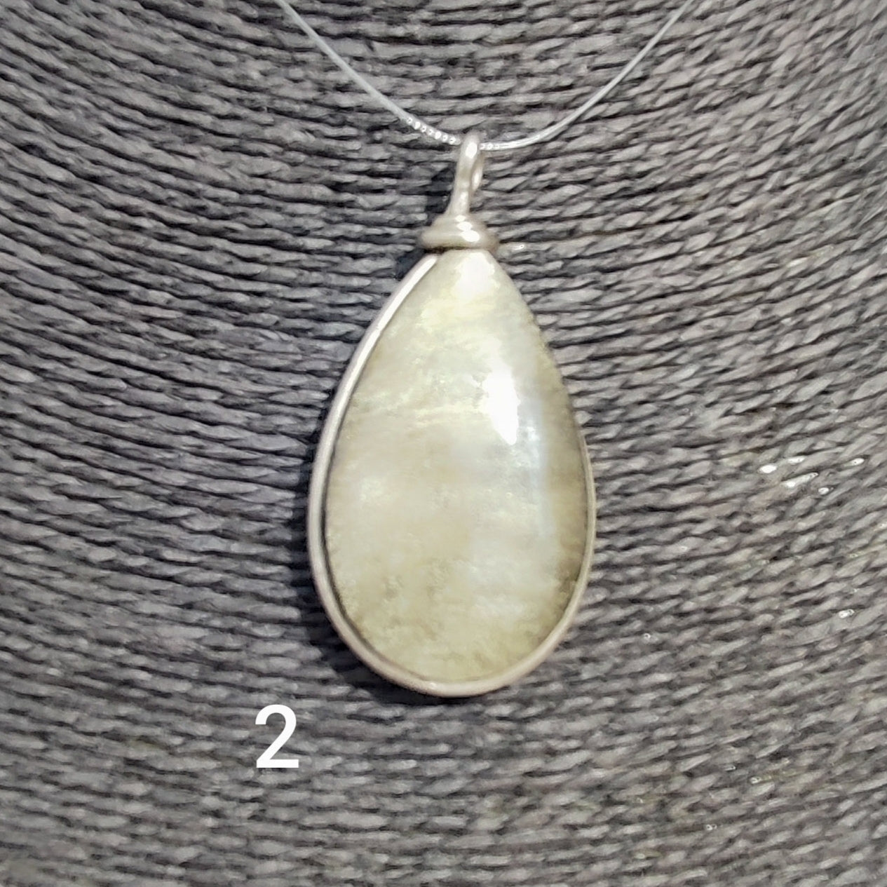 XL teardrop golden obsidian pendant