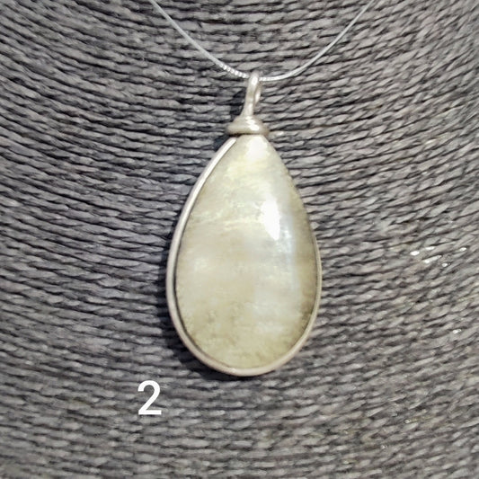 Colgante de obsidiana dorada lagrima XL