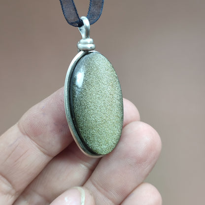 Surprise Obsidian Pendant - Intuitive Protection Amulet