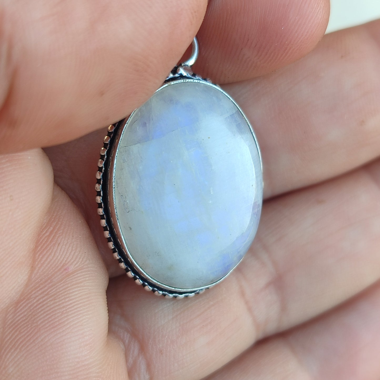 Colgante de Piedra Luna Grande | Joyería de la India